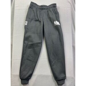 NBA Kids Basketball Joggers Black Fleece Sweatpants Size 8 NWT
